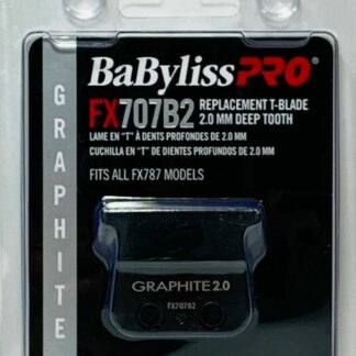 BABYLISS PRO GRAPHITE 2.0 MM DEEP TOOTH REPLACEMENT T-BLADE FITS ALL FX787 MODELS # FX707B2