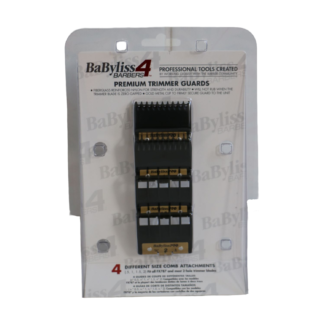 BaByliss 4 Barbers Premium Trimmer Guards – 4 Pcs Comb Set Fits All FX797, FX787, FX726 #FXPTG