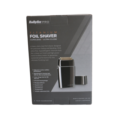 BaByliss PRO Titanium Foil Shaver