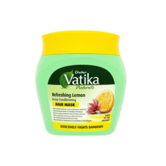 Vatika Naturals Refreshing Lemon Deep Conditioning Hair Mask 500g Effectively Fights Dandruff