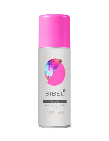 Sibel Fluorescent Hair Colour Spray Pink 125ml