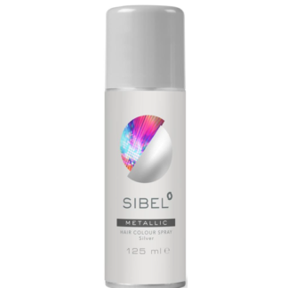 Sibel Metallic Hair Colour Spray Silver 125ml
