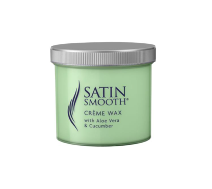 The Satin Smooth Creme Wax Aloe Vera & Cucumber is an all purpose wax effective on sensitive skin. The Aloe vera and cucumber have calming and soothing properties. Aloe vera is an effective healer and cucumber improves moisture retention. Suitable for use on all skin types and is particularly effective on sensitive skin. Pots are available in 450g.