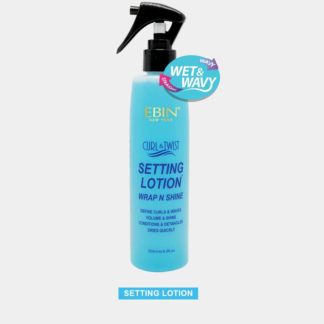 EBIN Curl And Twist Wrap N Shine Setting Lotion 250 ml