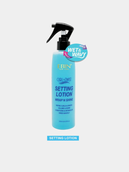 EBIN Curl And Twist Wrap N Shine Setting Lotion 250 ml