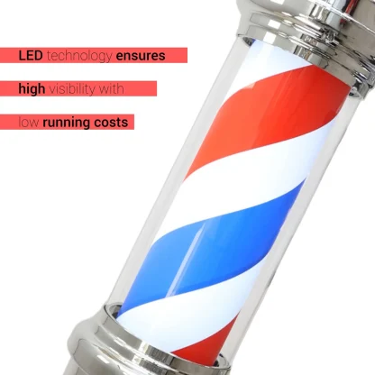 Gabri Classic Barber Pole Light with Open Sign 85cm: Iconic & Eye-Catching - Image 9