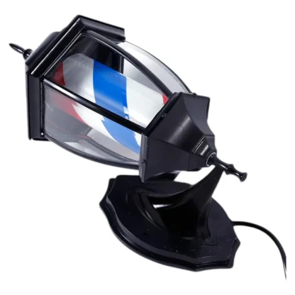 Gabri Lantern Barber Pole Light (Black, Red White Blue Stripes) 50cm - Image 5