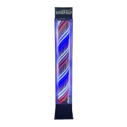 Gabri Barber Pole LED Light Floor Lantern Style - Image 3