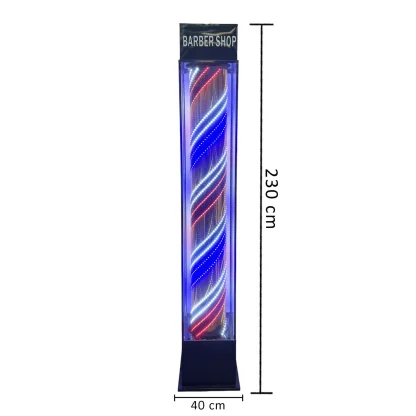 Gabri Barber Pole LED Light Floor Lantern Style - Image 6