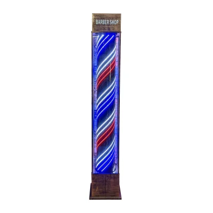 Gabri Barber Pole LED Light Floor Lantern Style - Image 5
