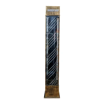 Gabri Barber Pole LED Light Floor Lantern Style - Image 4
